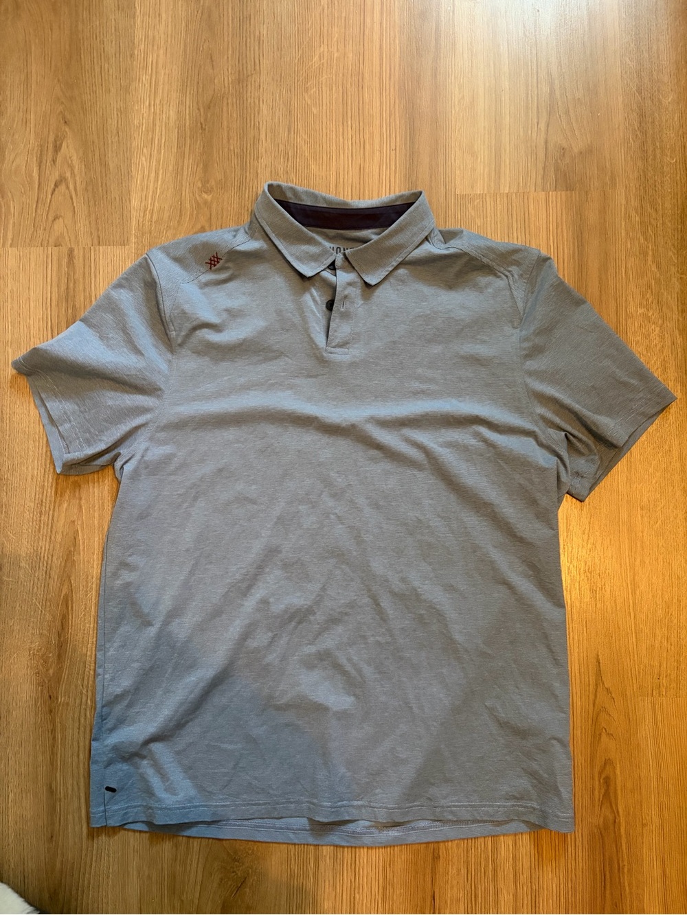 Rhone | Commuter Performance Polo Shirt |  Gray Blue | Size Large